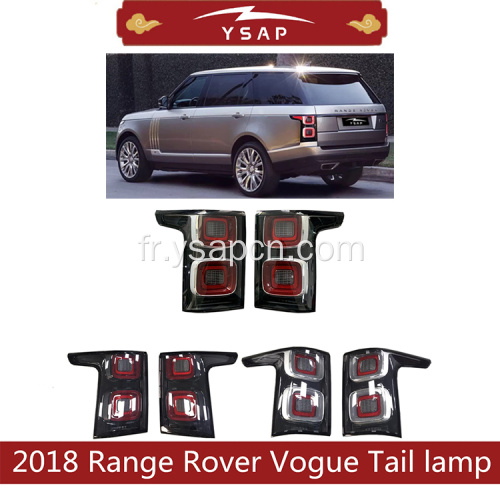 Grand feu arrière pour 2018 Range Rover Vogue